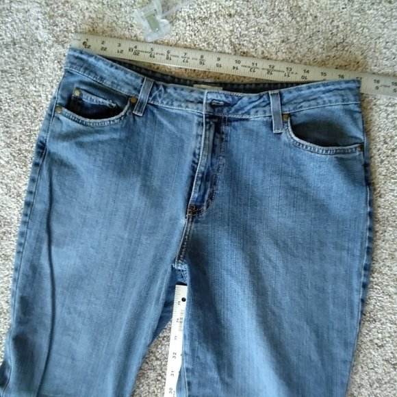 Medium/Light Wash Blue Jeans 16 Long - Picture 5 of 8